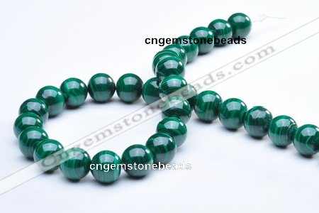 CMN07 12mm round A grade natural malachite beads Wholesale