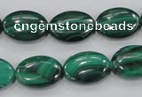 CMN105 15.5 inches 15*20mm oval natural malachite beads wholesale