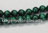 CMN151 AA grade 8mm round natural malachite beads Wholesale