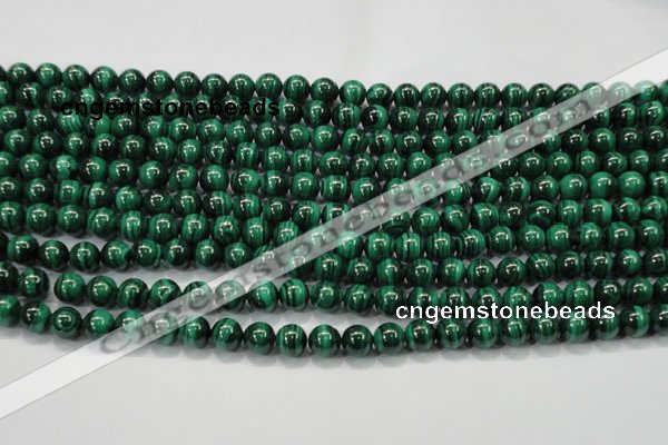 CMN151 AA grade 8mm round natural malachite beads Wholesale