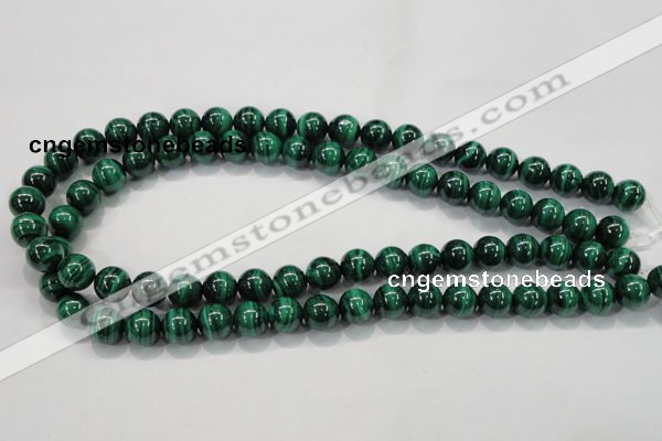 CMN153 AA grade 12mm round natural malachite beads Wholesale