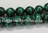 CMN154 AA grade 14mm round natural malachite beads Wholesale