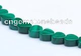 CMN18 A grade 3*6mm heart natural malachite beads Wholesale