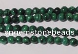 CMN202 15.5 inches 4mm round natural malachite beads wholesale