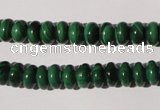 CMN205 15.5 inches 5*8mm rondelle natural malachite beads wholesale