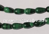 CMN219 15.5 inches 7*12mm teardrop natural malachite beads wholesale