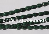 CMN228 15.5 inches 4*6mm faceted teardrop natural malachite beads