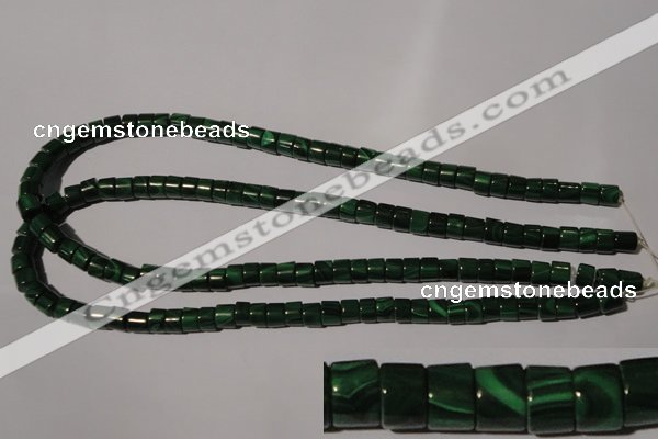 CMN236 15.5 inches 5*7mm heishi natural malachite beads wholesale