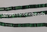 CMN237 15.5 inches 4*8mm tube natural malachite beads wholesale