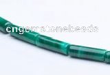 CMN24 5*13mm column shape A grade natural malachite beads