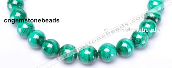 CMN28 AB grade 16mm round natural malachite beads Wholesale