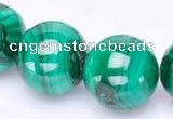 CMN29 AB grade 18mm round natural malachite beads Wholesale