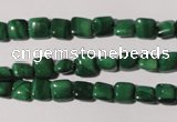 CMN291 15.5 inches 6*6mm square natural malachite beads wholesale