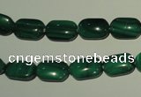 CMN303 15.5 inches 8*12mm rectangle natural malachite beads wholesale