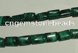 CMN310 15.5 inches 6*8mm rectangle natural malachite beads wholesale