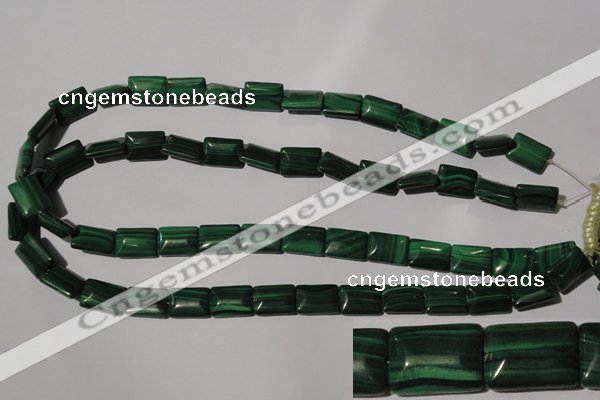 CMN314 15.5 inches 10*14mm rectangle natural malachite beads wholesale