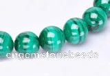 CMN37 AB grade 4mm round natural malachite beads Wholesale