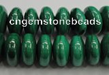 CMN401 15.5 inches 5*8mm rondelle natural malachite beads wholesale