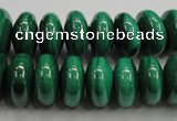 CMN401 15.5 inches 5*8mm rondelle natural malachite beads wholesale