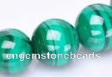 CMN41 AB grade 12mm round natural malachite beads Wholesale