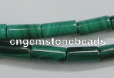 CMN410 15.5 inches 4*9mm tube natural malachite beads wholesale