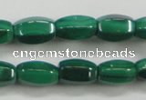 CMN422 15.5 inches 5*8mm faceted rice natural malachite beads