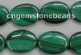 CMN435 15.5 inches 15*20mm oval natural malachite beads wholesale
