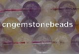 CMQ313 15.5 inches 10mm round citrine & amethyst beads wholesale