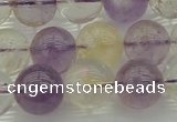 CMQ314 15.5 inches 12mm round citrine & amethyst beads wholesale