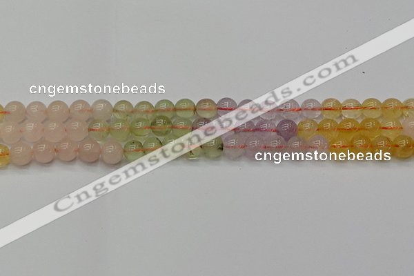 CMQ322 15.5 inches 8mm round mixed quartz beads wholesale