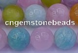 CMQ344 15.5 inches 12mm round mixed quartz gemstone beads