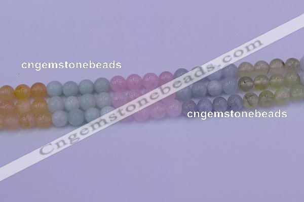 CMQ362 15.5 inches 8mm round rainbow quartz beads wholesale