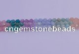 CMQ393 15.5 inches 10mm faceted nuggets mixed quartz beads