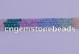 CMQ401 15.5 inches 6mm round mixed quartz beads wholesale