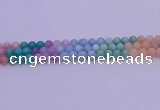 CMQ402 15.5 inches 8mm round mixed quartz beads wholesale