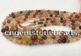 CMQ448 15.5 inches 4mm - 12mm round mixed quartz graduated beads