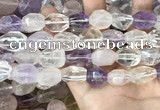 CMQ524 10*13mm - 13*18mm faceted nuggets colorfull quartz beads