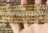 CMQ560 15.5 inches 6mm faceted round citrine gemstone beads