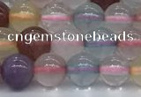 CMQ570 15.5 inches 6mm round mixed quartz beads wholesale