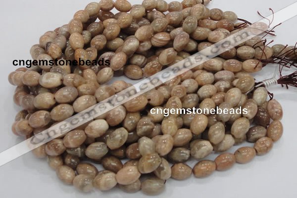 CMS07 15.5 inches 10*14mm rice moonstone gemstone beads wholesale