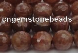 CMS1014 15.5 inches 10mm faceted round AA grade moonstone beads