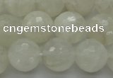 CMS1045 15.5 inches 14mm faceted round A grade white moonstone beads