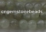 CMS1058 15.5 inches 8mm round grey moonstone beads wholesale