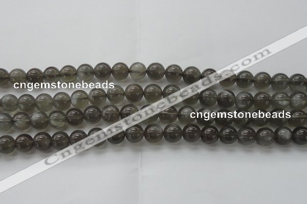 CMS1072 15.5 inches 8mm round grey moonstone beads wholesale