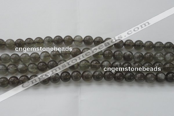 CMS1073 15.5 inches 10mm round grey moonstone beads wholesale