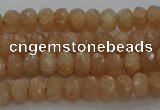 CMS1090 15.5 inches 4*6mm faceted rondelle moonstone beads