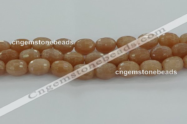 CMS1102 15.5 inches 15*20mm faceted rice moonstone gemstone beads