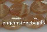 CMS1107 15.5 inches 13*18mm faceted oval moonstone gemstone beads