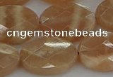 CMS1108 15.5 inches 15*20mm faceted oval moonstone gemstone beads