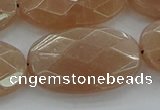 CMS1110 15.5 inches 20*30mm faceted oval moonstone gemstone beads